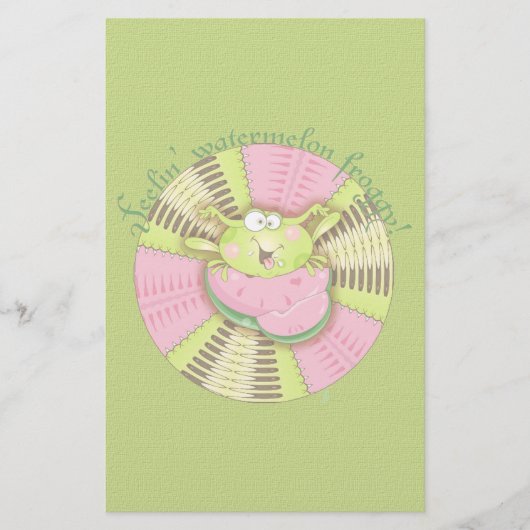 Gefühl Froggy Briefpapier (Vorderseite)