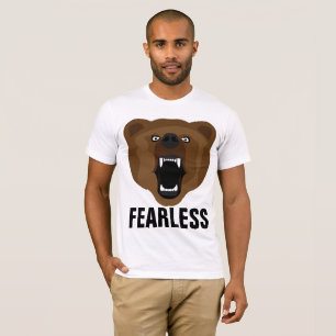 GEFÜHL, Funny Men's T - Shirt, ANGRY BEAR T-Shirt
