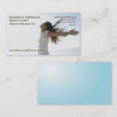 Gefühl geben frei visitenkarte (Vorne/Hinten)