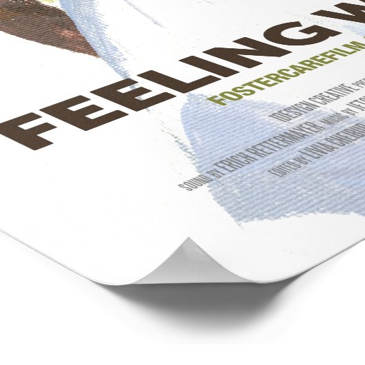 Gefühl Gewollt Poster (Ecke)