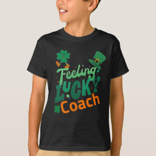 Gefühl-Glückstrainer für den Tag des heiligen Patr T-Shirt