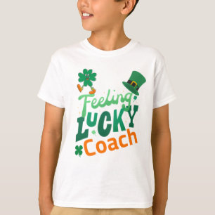 Gefühl-Glückstrainer für den Tag des heiligen Patr T-Shirt