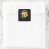 Gefühl Good Quadratischer Aufkleber (Tasche)
