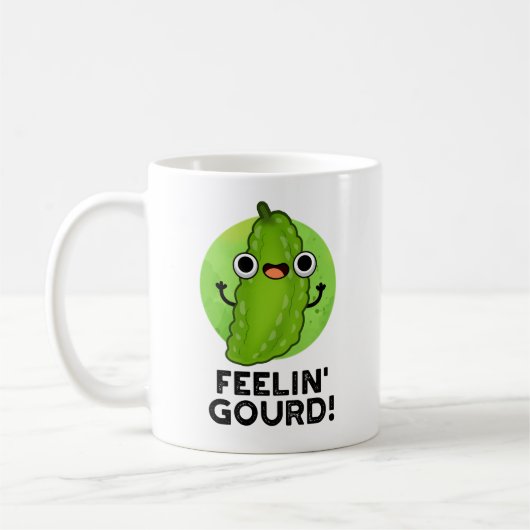Gefühl Gourd Funny Gefühl Gute Veggie Pub Kaffeetasse (Links)