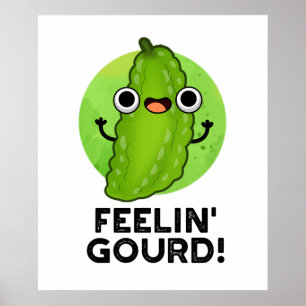 Gefühl Gourd Funny Gefühl Guter Gemüsepuppe Poster