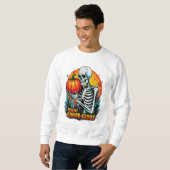 'Gefühl Gourd-geous' Skeleton Hand Halloween T-Shi Sweatshirt (Vorne ganz)