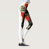 Gefühl Gourdgeous Skeleton Hand Holding Pumpkin Leggings (Rechts)