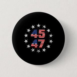 Gefühl Great Again Trump 2024 American Flag (auf B Button