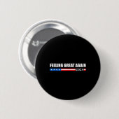 Gefühl Great Again Trump 2024 Button (Vorne & Hinten)