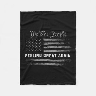 Gefühl Great Again Trump 2024 Fleecedecke