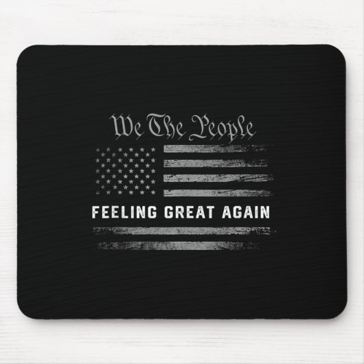 Gefühl Great Again Trump 2024 Mousepad (Vorne)
