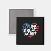 Gefühl Great Again Trump Sieg Magnet (Vorderseite/Rückseite)