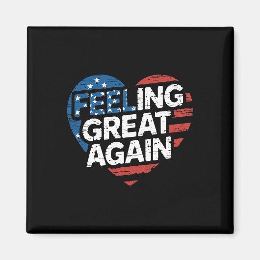 Gefühl Great Again Trump Sieg Magnet (Vorne)