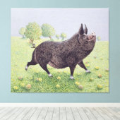 Gefühl Great Leinwanddruck (Insitu (Holzboden))