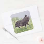 Gefühl Great Quadratischer Aufkleber (Umschlag)