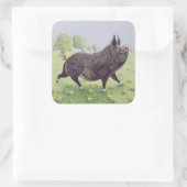 Gefühl Great Quadratischer Aufkleber (Tasche)