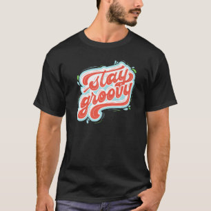 Gefühl Groovy 60's 70er Vintag Hippie Retro Groo T-Shirt