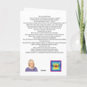 Gefühl Groovy Blank Card Dankeskarte (Rückseite)