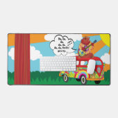 Gefühl' Groovy Desk Mat Schreibtischunterlage (Tastatur & Maus)