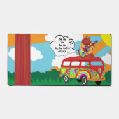 Gefühl' Groovy Desk Mat Schreibtischunterlage (Vorderseite)