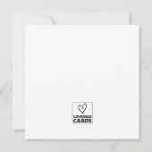 Gefühl Groovy Disco zum Thema Geburtstag Einladung (Rückseite)