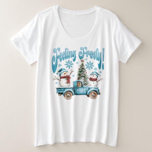 Gefühl Große Größe T-Shirt (Design vorne)