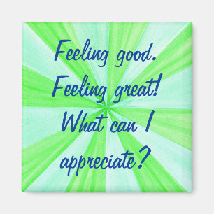 Gefühl gut, Gefühl groß, Bestätigungsmagneten Magnet