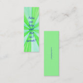 Gefühl gut. Gefühl großartig! Affirmation-Lesezeic Mini Visitenkarte (Vorne/Hinten)