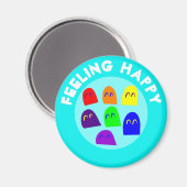 GEFÜHL HAPPY MAGNET (Vorderseite/Rückseite)