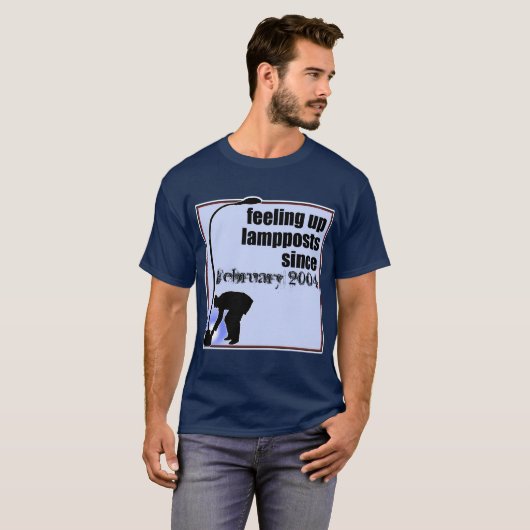 Gefühl herauf Laternenpfahl-T - Shirt (Vorne ganz)