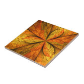 Gefühl Herbst, Modernes Abstraktes Fraktal Blume Fliese (Seite)