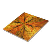 Gefühl Herbst, Modernes Abstraktes Fraktal Blume Fliese (Seite)