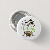 Gefühl Hexerei Magic Halloween Button (Vorne & Hinten)