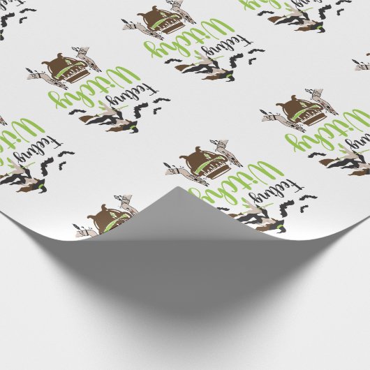 Gefühl Hexerei Magic Halloween Geschenkpapier (Ecke)