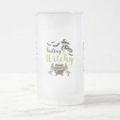 Gefühl Hexerei Magic Halloween Mattglas Bierglas (Mittel)