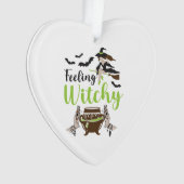 Gefühl Hexerei Magic Halloween Ornament (Vorderseite)