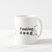 Gefühl Hund ( gut ) für Hundeliebhaber. Kaffeetasse (VorderseiteRechts)