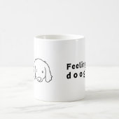 Gefühl Hund ( gut ) für Hundeliebhaber. Kaffeetasse (Mittel)