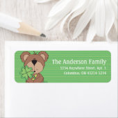Gefühl Irish Brown Bear 3 St. Patrick's Day Label (Insitu)