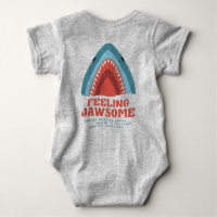 Gefühl Jawsome Shark Funny Summer Puns Baby Bodys