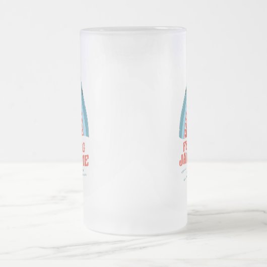 Gefühl Jawsome Shark Funny Summer Puns Mattiert Gl Mattglas Bierglas (Mittel)