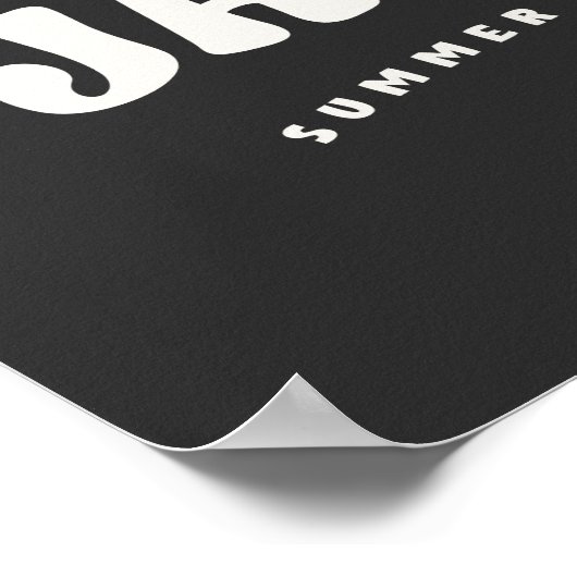 Gefühl Jawsome Shark Funny Summer Puns Poster (Ecke)