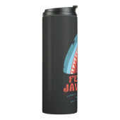 Gefühl Jawsome Shark Funny Summer Puns Thermal Tu Thermosbecher (Nach links gedreht)