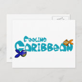 Gefühl Karibik Postkarte (Vorne/Hinten)
