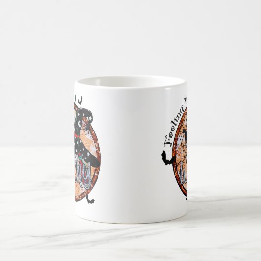 Gefühl Kinda Witchy - Halloween-Hut Kaffeetasse (Mittel)