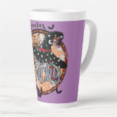 Gefühl Kinda Witchy - Halloween-Hut Milchtasse (Rechte Ecke)