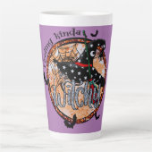 Gefühl Kinda Witchy - Halloween-Hut Milchtasse (Vorderseite)