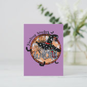 Gefühl Kinda Witchy - Halloween-Hut Postkarte (Stehend Vorderseite)