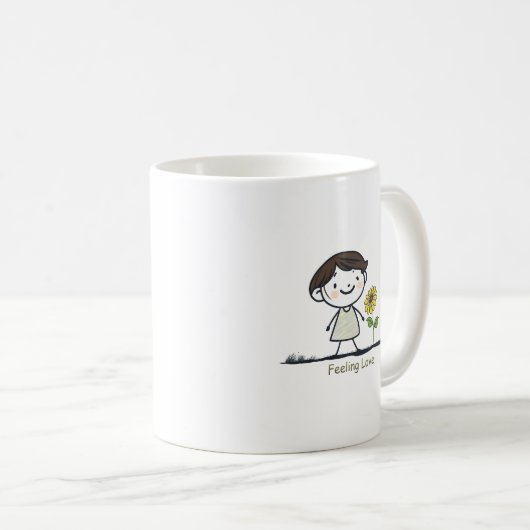 Gefühl Liebe Kaffeetasse (VorderseiteRechts)