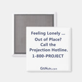 Gefühl Lonely Magnet (Vorderseite/Rückseite)